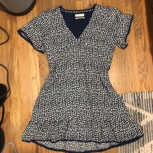 Adorable Urban Outfitters blue polka dot dress!
